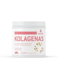 ECOSH Kolagenas CollaSel PRO B su vitaminu C, neutralaus skonio, milteliai, 200 g