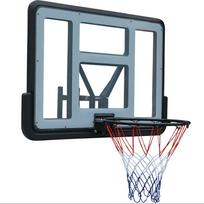 Krepšinio lankas M007, PVC, PE, pilkos spalvos, juoda, d-45 cm, 110x75 cm.