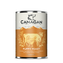 Canagan Puppy Feast konservai su jautiena ir vištiena šuniukams, 400 g