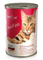 Bewi Cat konservai su naminių paukščių mėsa katėms, 400 g