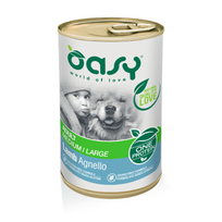 Oasy Adult Medium & Large Lamb vieno baltymo konservai su ėriena šunims, 400 g