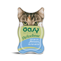Oasy Delicatesse paštetas su menke suaugusioms katėms, 85 g