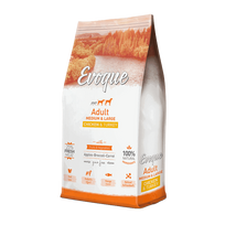 Evoque Adult Medium/Large sausas maistas su vištiena ir kalakutiena suaugusiems šunims, 12 kg