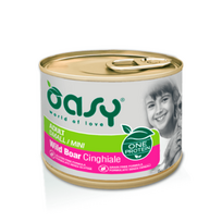 Oasy Adult Mini Wild Boar vieno baltymo konservai su šerniena šunims, 200 g