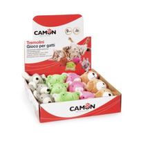 Camon įvairių gyvūnų formų vibruojantis žaislas katėms, 9 cm
