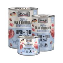Mac's Cat Kitten konservai su veršiena ir paukštienos širdelėmis kačiukams, 800 g