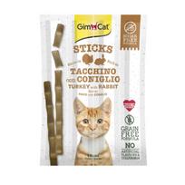 GimCat Sticks skanėstai su kalakutiena ir triušiena katėms, N4