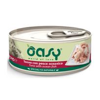 Oasy konservai su tunu ir jūrine žuvimi suaugusiems šunims, 150 g