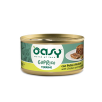 Oasy Caprice konservai su vištiena ir daržovėmis katėms, 85 g