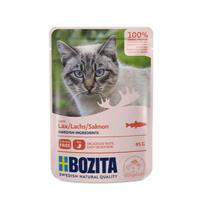 Bozita konservai su lašišos gabaliukais padaže katėms, 85 g