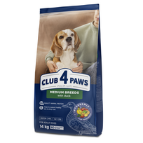 Club 4 Paws Premium pašaras su antiena vidutinio dydžio, suaugusiems šunims, 14 kg