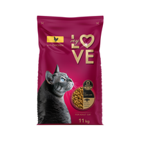 My Love sausas pašaras su vištiena suaugusioms katėms, 11 kg