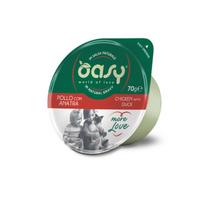Oasy More Love Cup konservai su vištiena ir antiena katėms, 70 g
