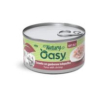Oasy Natury Soft Jelly konservai su tunu ir krevetėmis katėms, 150 g