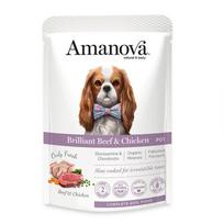 Amanova Adult Brilliant konservai su jautiena ir vištiena suaugusiems šunims, 100 g