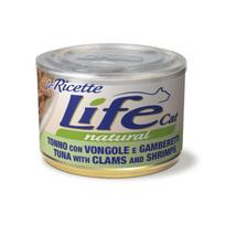 Life Cat LeRicette konservai su tunu, moliuskais ir krevetėmis katėms, 150 g