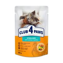Club 4 Paws Premium guliašas su kalakutiena padaže sterilizuotoms katėms, 80 g