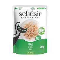 Schesir Complementary guliašas su vištiena drebučiuose katėms, 70 g