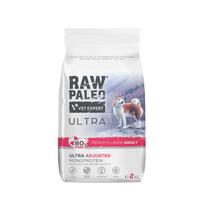 VetExpert Raw Paleo Ultra Adult Medium & Large sausas pašaras su kiauliena šunims, 2 kg