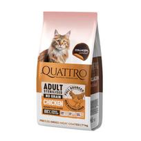 Quattro Collagen Sterilised sausas pašaras su vištiena sterilizuotoms katėms, 7 kg