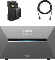 "Anker SOLIX Solar Bank 3 E2700 Pro", balkono elektrinė su atmintimi, 4 MPPT (3600 W), iki 16 kWh talpa, 1200 W dvikryptė, "Anker Intelligence", "Plug & Play" (be saulės baterijų ilgintuvo)