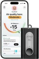 "Atmotube PRO 2" akumuliatorinis nešiojamas profesionalus lauko patalpų oro kokybės monitorius [PM, CO2, LOJ, NOx, temperatūros, drėgmės ir oro slėgio testeris]
