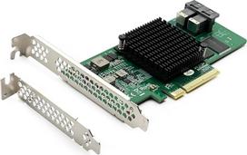 "Broadcom" 12G vidinė PCI-E SAS/SATA HBA valdiklio kortelė, suderinama su SAS 9300-8I