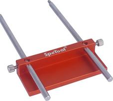 "SpeTool Edge Max" 265 mm pilnai aliumininis nešiojamas gręžimo šablonas kraštų pjovimo vadovas eilutėms gręžti