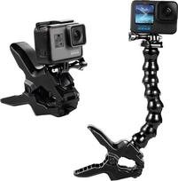 "Suptig" lankstus žandikaulio laikiklis, skirtas "GoPro Hero 13 Hero 12 Hero 11 Hero 10 Hero 9 Hero 8 Hero 7 Hero 6 Hero 5 Hero 4 Session Hero 3+ Hero 3 Arlo Pro Arlo Go veiksmo kameroms