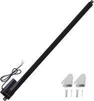 900 mm stebulė 400N IP65 vandeniui atspari linijinė pavara 12 V linijinis variklis Linijinis variklis 34 mm/s su tvirtinimo laikikliais, skirtas keltuvo durims, spintai, langų atidarymui, durų atidarymui, namų automatizavimui