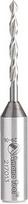 Amana Tool 217013 Kietakūnio karbido grąžtas per skylę R/H 3 mm D x 70 mm ilgio x 10 x 25 mm SHK