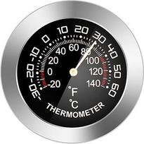 Auto-Temperatur-/Luftfeuchtigkeitsmessgerät, Tester, Messgerät, mechanisch, Metall, Analog/Hygrometer