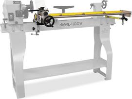 BAMATO WL-1100V Tekinimo staklės su tekinimo staklėmis | Galia 750W | 500-2000 min-1 tolydžiai keičiama | Detalių ilgis iki 1100 mm | 4 strypų pavara (kopijavimo įrenginys WL1100 CD (be WL-1100V))