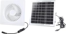 Energieeffizienter 8-Zoll Solar Dachbodenventilator mit 7-Fuß Kanal für die Zusammenarbeit mit Geflügel und Luftaustausch Energieeffizienter Solarventilator