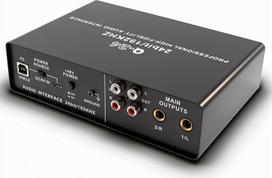 Išorinė garso kortelė USB didelės skiriamosios gebos 24 bitų/192 kHz, USB garso kortelė išorinė kompiuteriui, išorinė garso kortelė su TRS įvestimi / išvestimi, mobilioji garso maišytuvo garso kortelė USB transliacijai