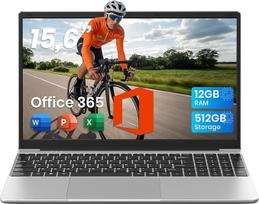 jumper Nešiojamasis kompiuteris 15,6 colių FHD ekranas, 12GB RAM, 512GB SSD TF Extend 512GB, "Office 365", 5205U procesorius, lengvas verslo ir studentų nešiojamasis kompiuteris, 2 stereo garsiakalbiai / C tipo / USB 3.0/10 klaviatūra