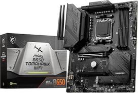 MSI MAG B650 Tomahawk WiFi pagrindinė plokštė, ATX, palaiko "Ryzen 9000", 8000 ir 7000 serijos procesorius, AM5-14 Duet Rail 80A VRM, DDR5 Memory Boost 6400+MHz/OC, 2 x PCIe 4.0 x16, 3X M.2 Gen4, Wi-Fi 6E