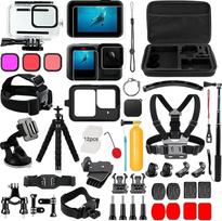 Priedai "GoPro Hero 13 Black", "Saprdii" vandeniui atsparus apsauginis dėklas, vandeniui atsparus dėklas, nardymo reikmenys, savęs fotografavimo lazdos filtras ir kt., priedų rinkinys "GoPro Hero 13