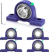 Tipo pagalvinio bloko guolis UCP 207, 35 mm pagalvinio bloko guolio korpuso guolis, 5 rutulinių guolių pakuotė, flanšinis guolis, flanšinis guolis, pagamintas iš pilkojo ketaus su žalvariniu tepalo antgaliu remontui