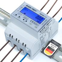 Trifazis skaitiklis [DS100-00B - MID 26] skaitmeninis trifazis dvikryptis elektros energijos skaitiklis, montuojamas ant DIN bėgio (4TE), su LCD ekranu, RS485 Modbus RTU ir 2x S0 impulsais, kalibruotas pagal MID, 100 A tiesioginis, maitinimo skaitiklis /