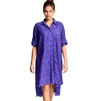 ICONIQUE Ella paplūdimio suknelė tunika Purple