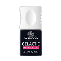 Alessandro Gelatic Matt Gelinio efekto matinis viršutinis nagų lako sluoksnis, 10ml