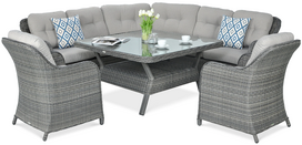 Lauko baldų komplektas SAVONA, Dark Grey
