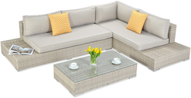Lauko baldų komplektas VERONA BASIC, Beige