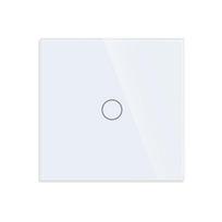 Vienpolis sensorinis jungiklio dangtelis Feelspot, baltas, 86x86mm