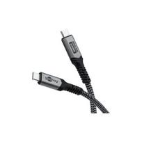 Goobay  | USB-C Cable with Textile Sheath, USB4, 240 W, 40Gbit/s, Power Delivery, 1 m | 74211 | 4040849742118