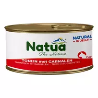 Natua - tunas su krevetėmis želėje, 85 g