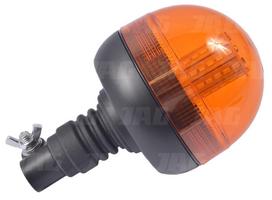 JAG96-0093 Blyksintis žibintas, 60 LED SMD, 12-24V, R10, laikiklis lanksčiam koteliui, sukamasis blyksnis 360° / pertraukiamas blyksnis JAG