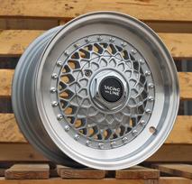 Ratlankis RACINGLINE L1143 R13x6 8x100 ET 25 CB 67.1 (Silver Polished Lip) (500 kg)