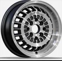 Ratlankis RACINGLINE L1354 R13x5.5 4x100 ET 30 CB 67.1 (Black Polished) (500 kg)